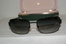 New Authentic Kate Spade Sunglasses Lily Black/White TS1 57-17 W Original Case