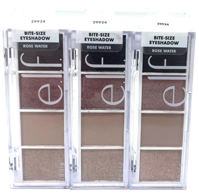 (3) e.l.f. ELF Bite-Size Eyeshadow 0.12 oz Each Sealed 29924 - Rose Water