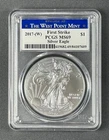 2017-W American Silver Eagle – First Strike – PCGS MS69 – West Point Mint