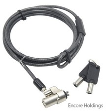 Computer Security Product 6 Feet Laptop Cable Lock For Wedge Security CSP-WL115