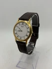Vintage Running Seiko  Goldtone Quartz Watch, V700-8A10, Extra Long Band