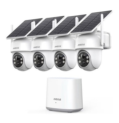 Security Cameras Wireless Outdoor Home System, 4 Camera Kit