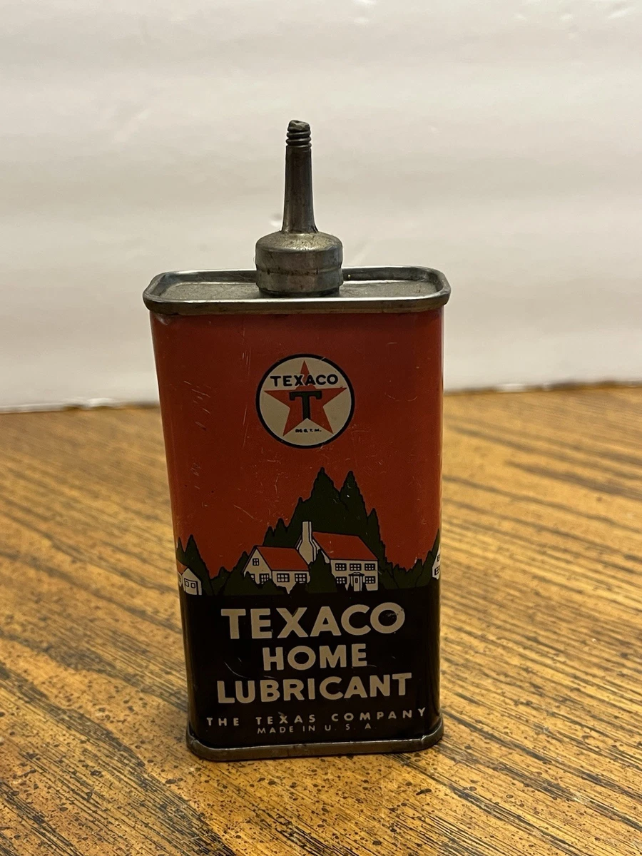 Texaco Home Lubricant In Collectible Gas & Oil Advertising Cans