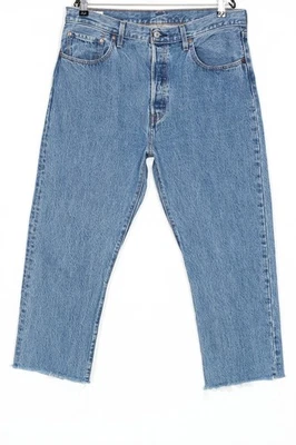 LEVI’S 501 PREMIUM BIG E Crop Lost Cause Jeans Damen * Größe 32x28 (34x24) - Bild 1 von 4
