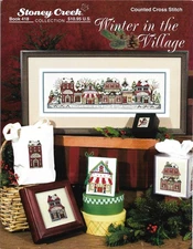 Winter in the Village BK418 by Stoney Creek cross stitch pattern