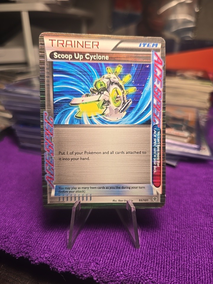 Scoop Up Cyclone 95/101 Plasma Blast Ace Spec Trainer Card LP