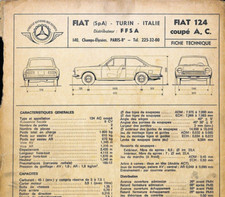 Revue technique Fiat 124