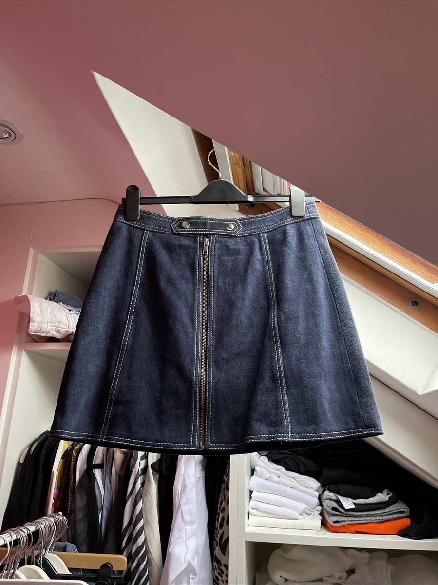 Topshop Suede Mini Skirt UK