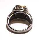 925 sterling silver fashion cluster cz womens ring 9g size 6.75 — photo 4