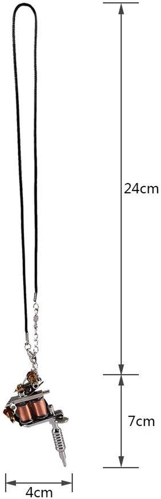 [Xmas Present]Tattoo Machine Necklace, Tattoo Machine Necklace, 9.4