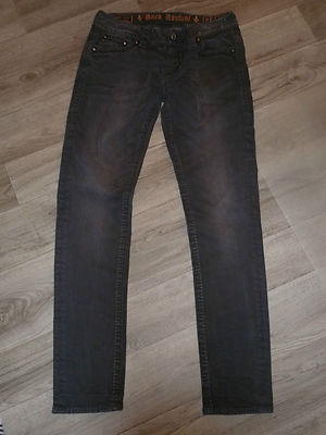 Stretch Hüft JEANS - dunkelgrau - * ROCK REVIVAL Celine Skinny * - Gr. W 30