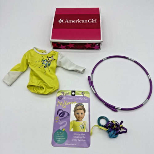 American Girl Doll McKenna Performance Set Leotard Gymnastics GOTY 2012 Hoop Box