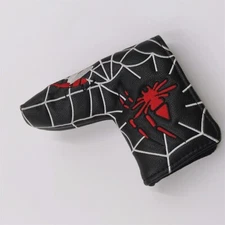 Spider Web Golf Blade Style Putter Club Headcover Magnetic Closure Fit for Ping