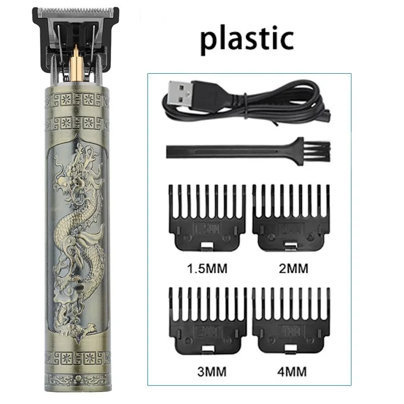 Tondeuse barbe homme contre les irritations avec guide de coupe