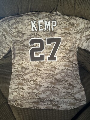San Diego Padres MATT KEMP Jersey Desert Digital Camo MLB Mens