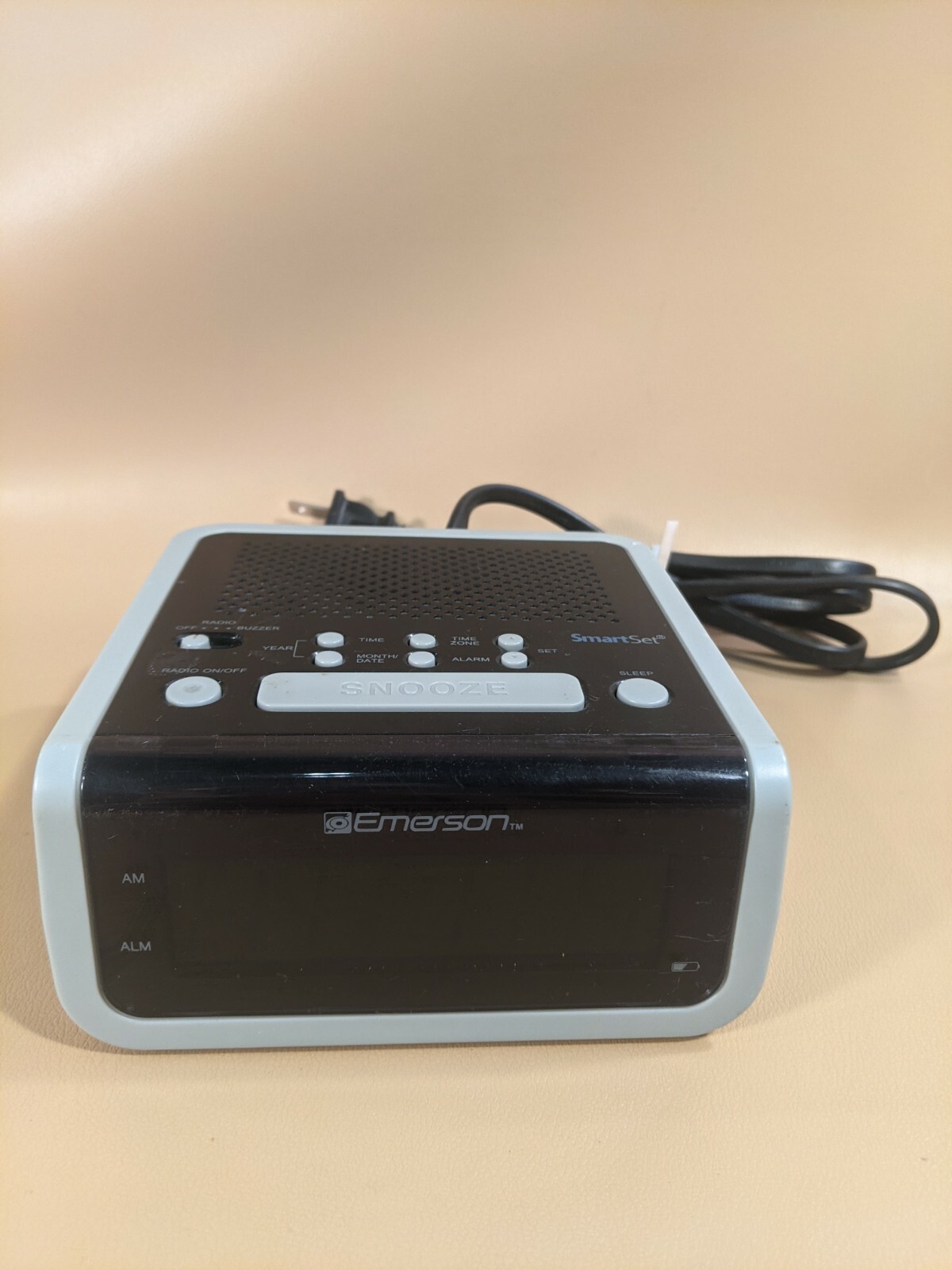 Vintage SmartSet Emerson AM/ FM Radio Clock | eBay