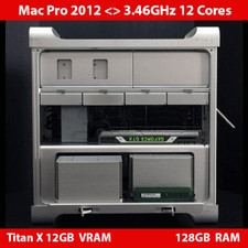 2012 Mac Pro | 3.46GHz 12 Cores | 128GB RAM | 1TB SSD | Titan X 12GB Maxwell