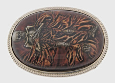 Skull Belt Buckles Skeleton Graveyard Halloween Party Costume Vintage Metal Goth