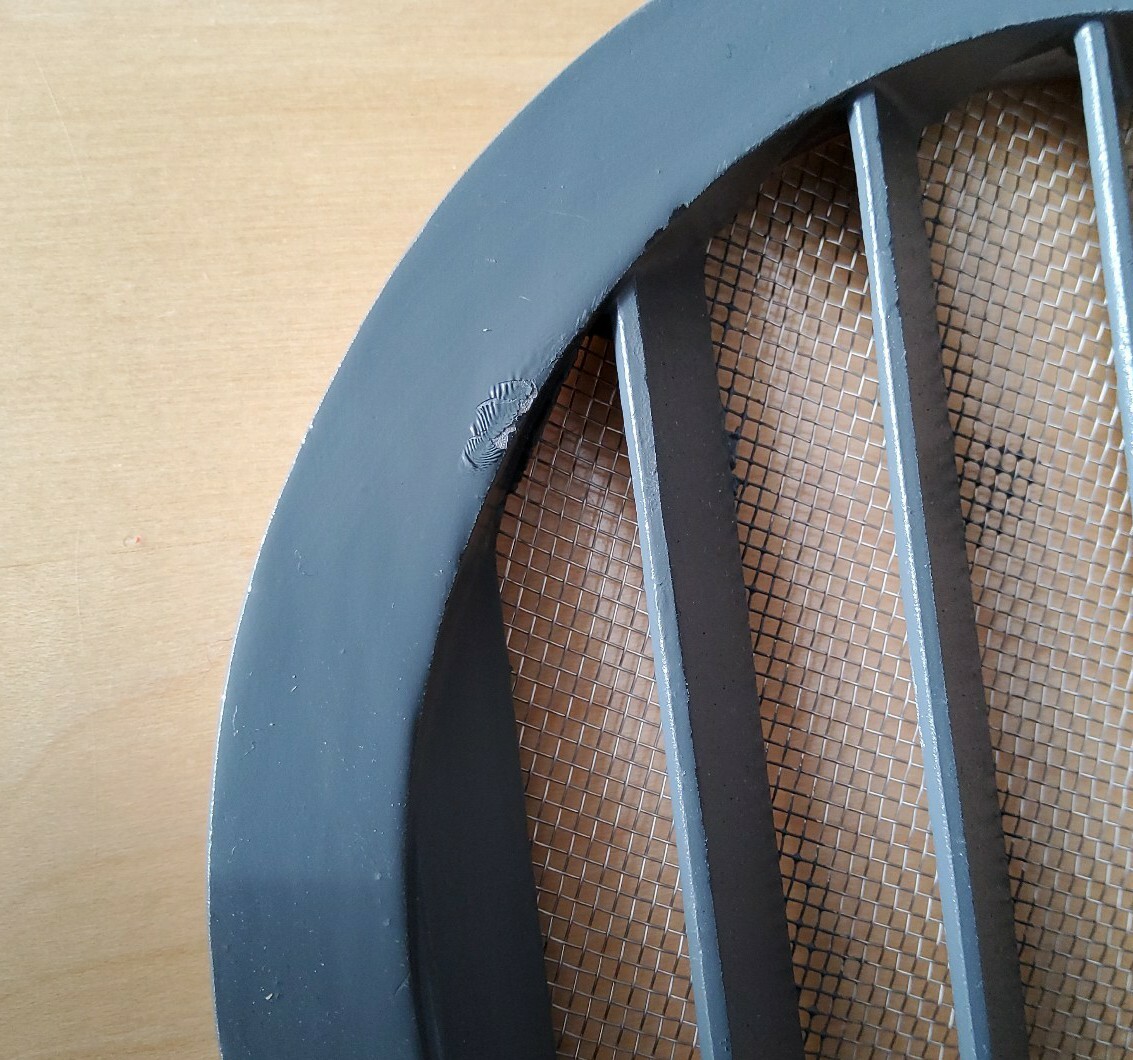 Lüftungsgitter 250mm Mit Insektennetz - Für Wickelfalzrohr Abluft & Zuluft