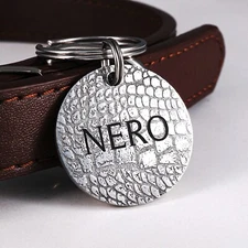 Dog Tag, Cat Tag, Pet ID Tag, Custom Pet Tag, Alligator Dog Tag, Crocodile Tag