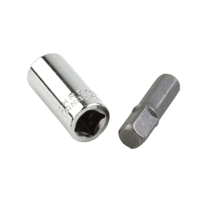 Standard 1/4 Stange Sechskant Buchse Adapter Konverter Chrom Vanadium Stahl Au