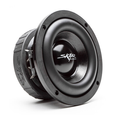NEW SKAR AUDIO EVL-65 D2 6.5'' DUAL 2 OHM 400W MAX POWER SUBWOOFER