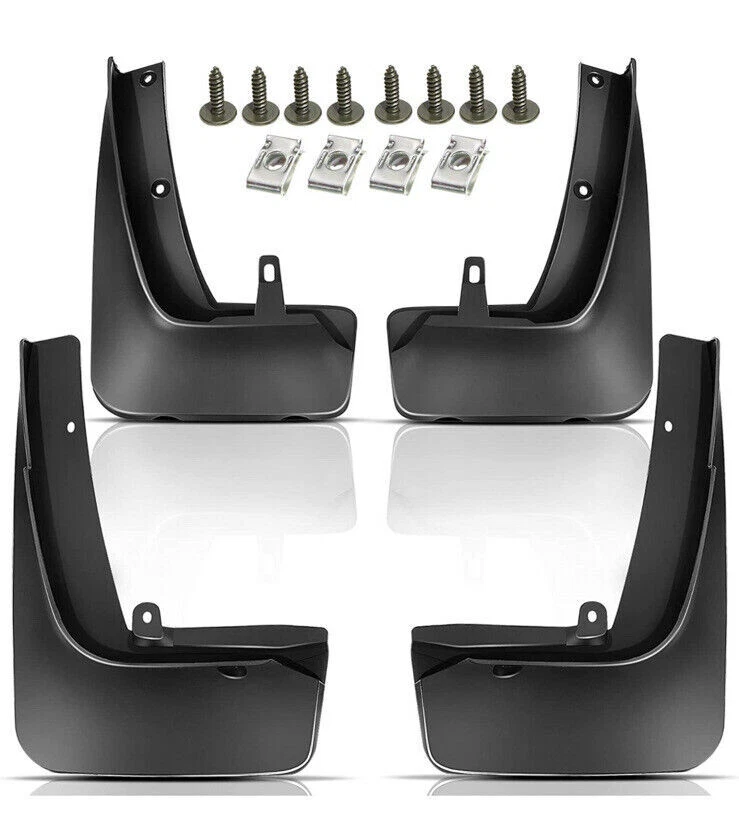 Genuine Front & Rear Splash Guards Mud Flaps FOR 2014-2018 BMW X5 M Sport F15 - Image 3 of 4