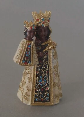 DEKOPROJEKT Madonna Mutter Gottes 6 cm hoch Marienfigur, schw. Madonna M040