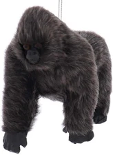 Kurt Adler 4.25 Inch Furry Gorilla Christmas Ornament