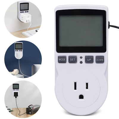 Digital Temperature Controller Thermostat Temp Control Outlet Heater Temperature