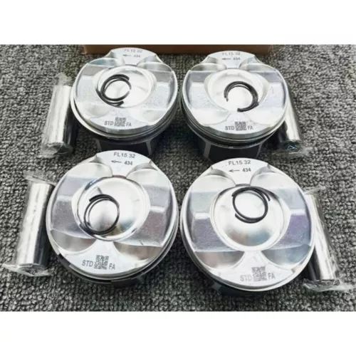 4x STD Piston & Ring Kit For 2018+ Land Rover 2.0T AJ200 Turbo Gas* - Foto 8 di 8
