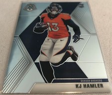 2020 Panini Mosaic Football KJ Hamler Denver Broncos Rookie Card #219