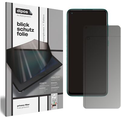 Schutzfolie für Xiaomi Redmi Note 9T 5G mit Sichtschutz Blickschutz Folie