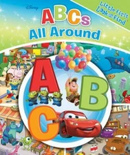 Disney ABCs All Around - Little First Look and Find - PI Kids - GOOD