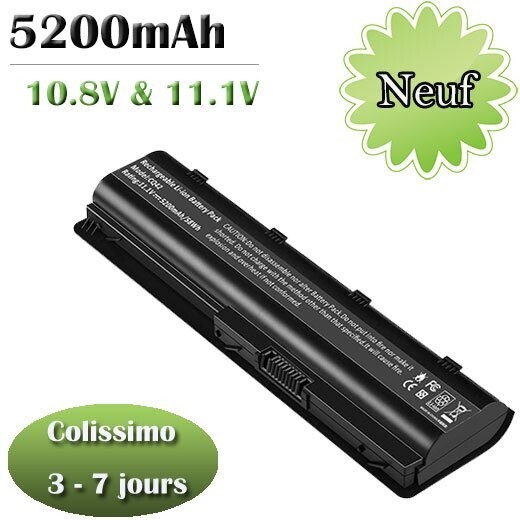 Batterie MU09 pour PC HP Compaq 250 G1 255 G1 et 650 d'une capacité de 4400 mAh