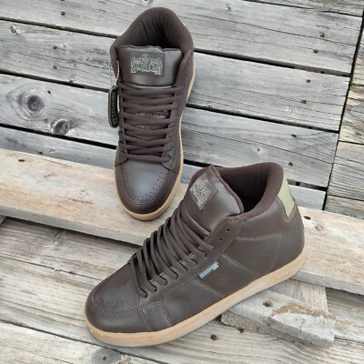 Vintage Sammler Körbe Skateshoes IPath Big Foot Leder 8us 41eu 7uk