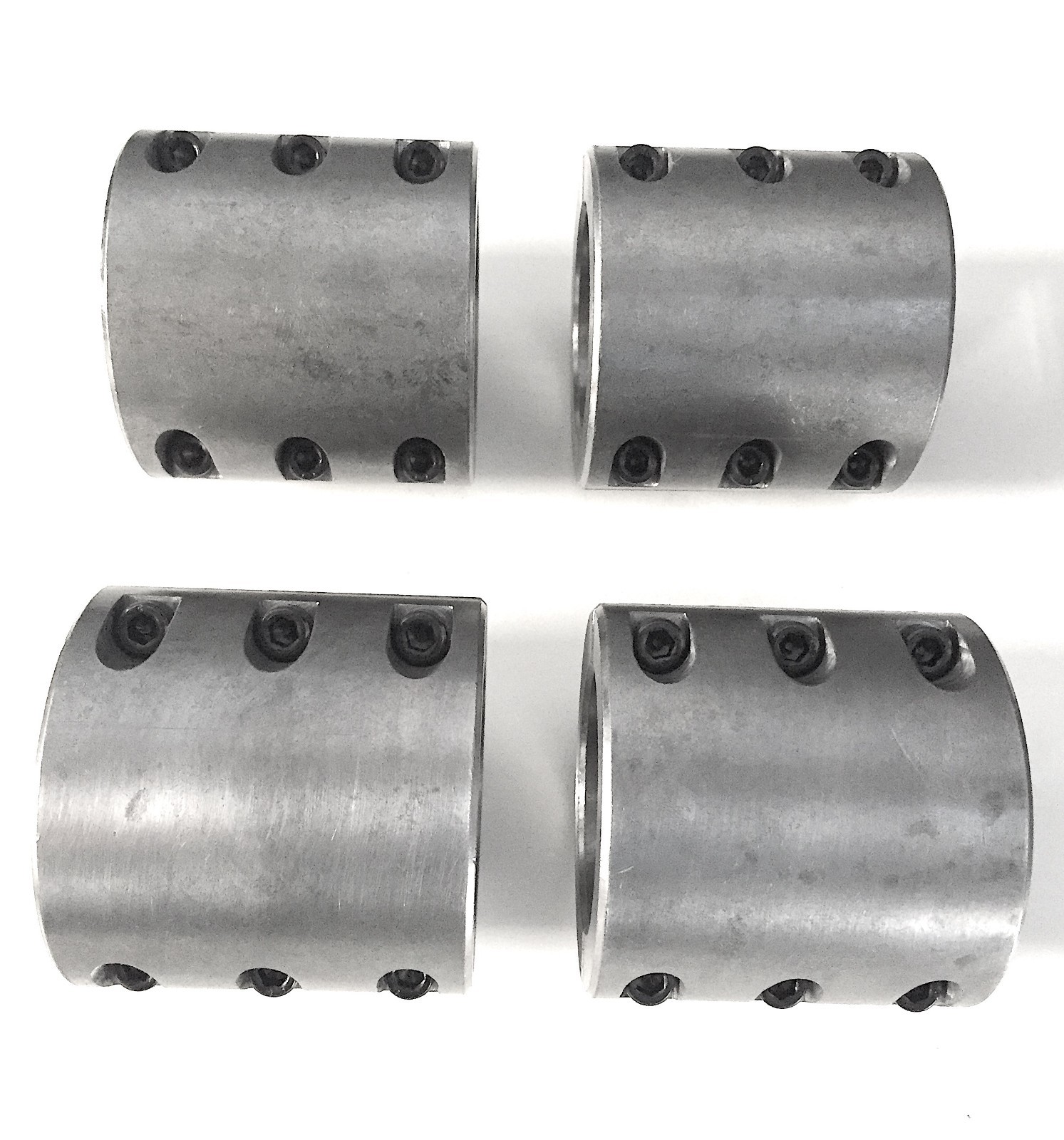 2" Steel tube clamps Fits Honda Talon roll cage clamp bolt on weldable mounts 4