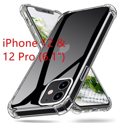 CLEAR Shockproof Case For iPhone 17 16 15 14 13 12 11 Pro Xr Xs Max 7 8 Plus SE