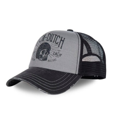 VON DUTCH BASEBALL CAP CREW1B GRAU - *BRANDNEU* - *100% AUTHENTISCH*