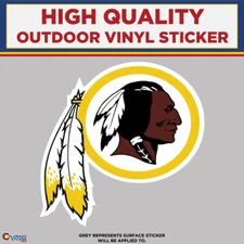 Washington Redskins, High Quality Vinyl Stickers