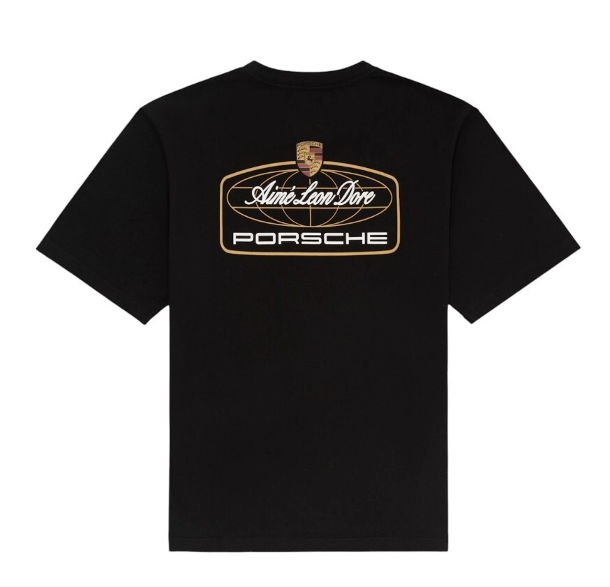Aime Leon Dore ALD Porsche 993 Turbo Racing Tshirt Jet Black Small