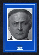Harry Houdini 1991 Face To Face Game Famous Celebrity Card