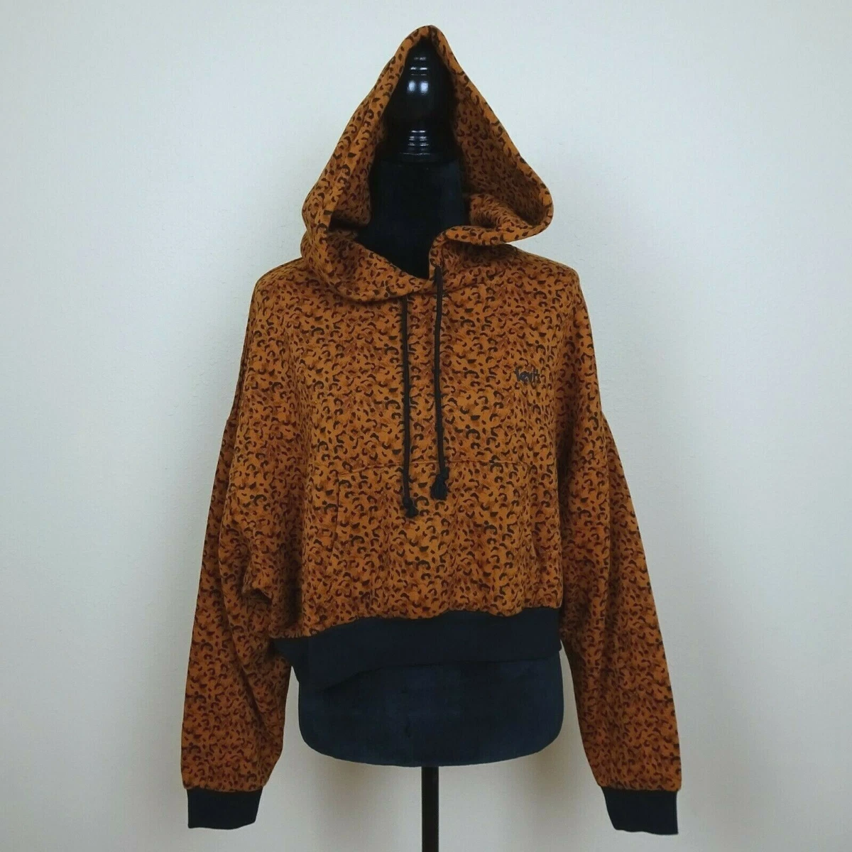 Levi's leopard hoodie sale