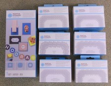 Martha Stewart Frame Border Punch Starter Set  6 Frame Border Cartrigdes LOT