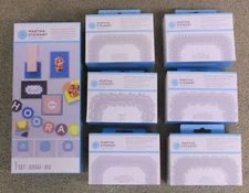 Martha Stewart Frame Border Punch Starter Set & 6 Frame Border Cartrigdes LOT
