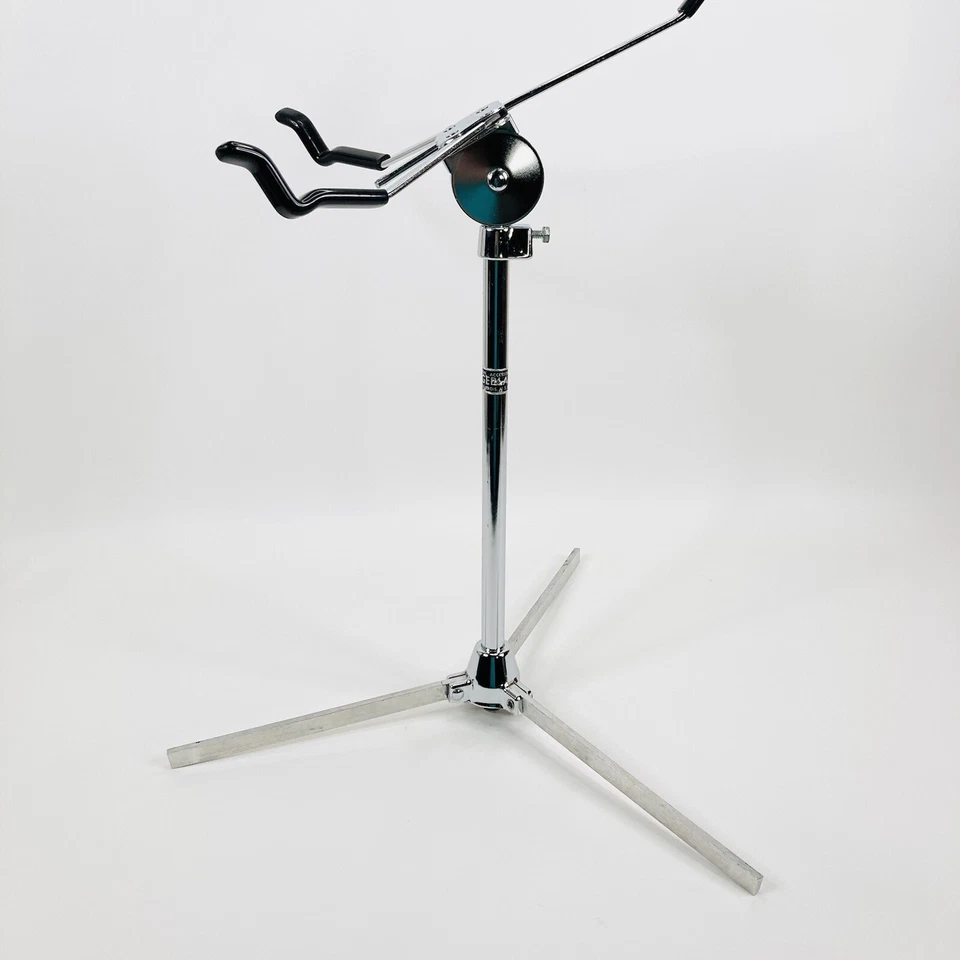 SLINGERLAND 802 60s De Colección Base Plana Al ras SOPORTE TAMBOR REDOBLANTE Soporte Trinquete Años 50 BONITO Foto 2 de 4