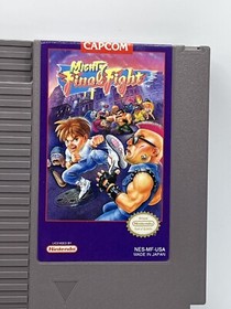 Mighty Final Fight NES Nintendo Game Rare VTG Authentic Rare W/ Box & Sleeve HTF