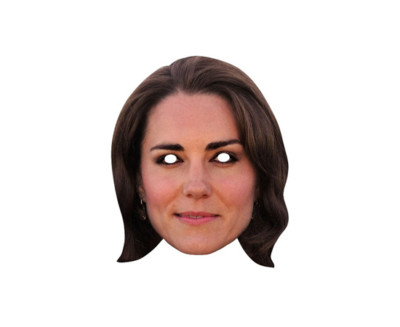 Catherine Herzogin von Cambridge Royal Einzelkarte Spaß Party Gesichtsmaske Kate edel