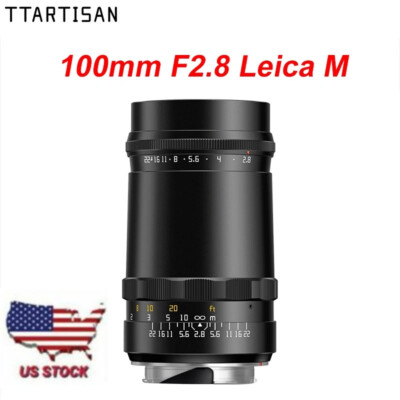 TTArtisan 100mm F2.8 Bubble Bokeh Lens Full Frame for Leica M-Mount Camara M240
