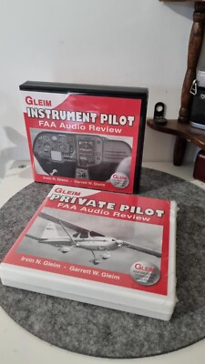 GLEIM Set mit 2 x 5 CD FAA Audio Review Privat & Instrument Pilot